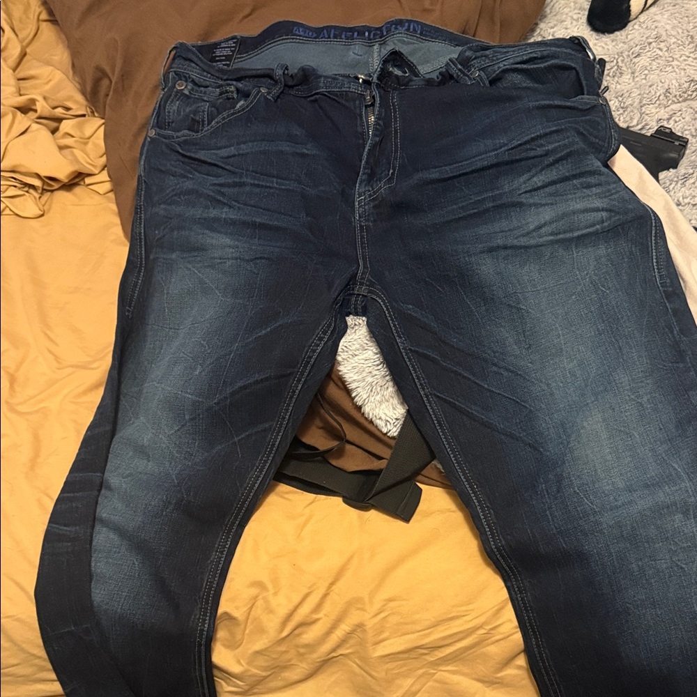 Affliction Dark Blue Relaxed Jeans